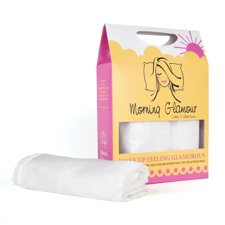 Signature Satin Pillowcase- Standard With Monogram