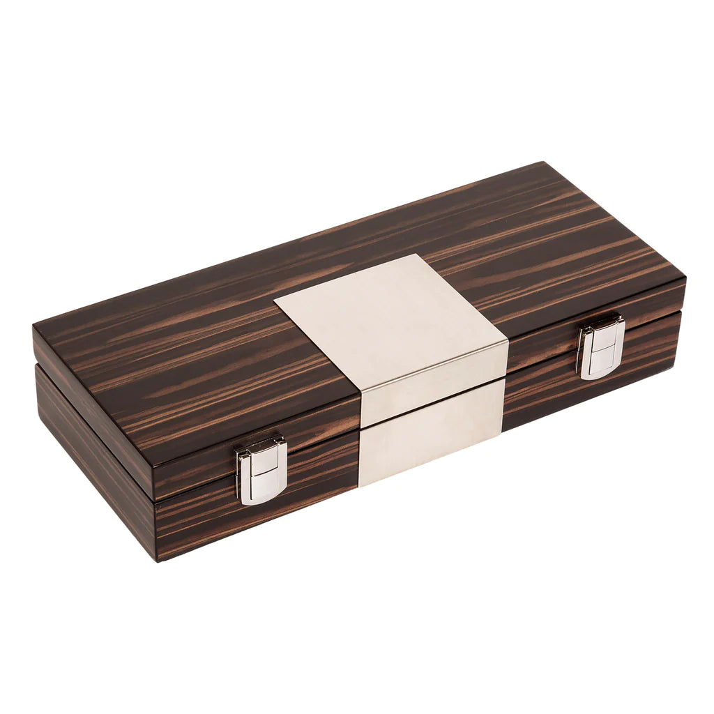 Poker Set - Matte Ebony 100 Chip - MONOGRAM - CALL TO SPECIAL ORDER ITEM