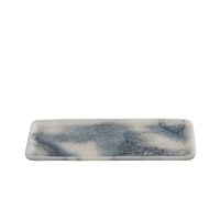 Grey Resin Rectangle Platter set of 2