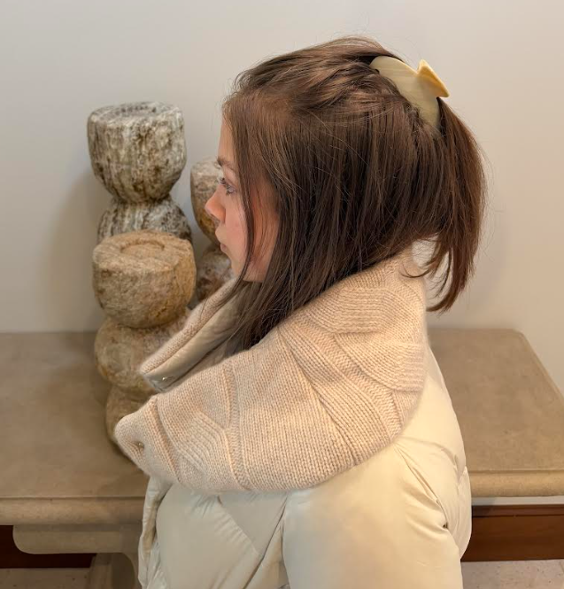 Vail Beige Shine Puffer