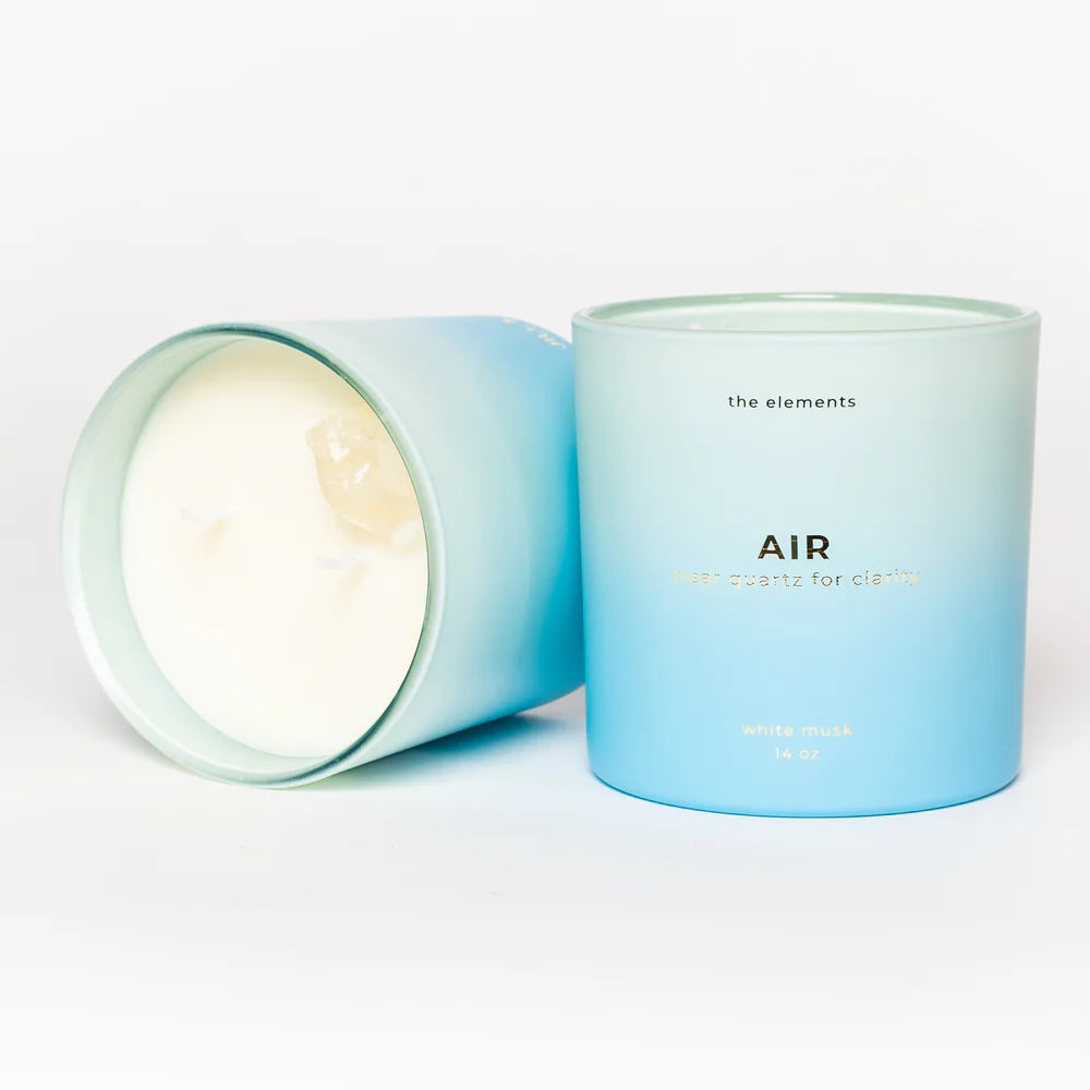 Air Element Crystal Candle