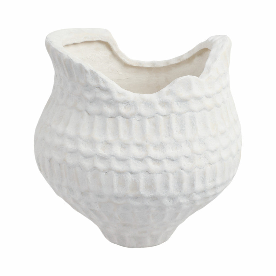Callan Small Porcelain Vase, Ivory