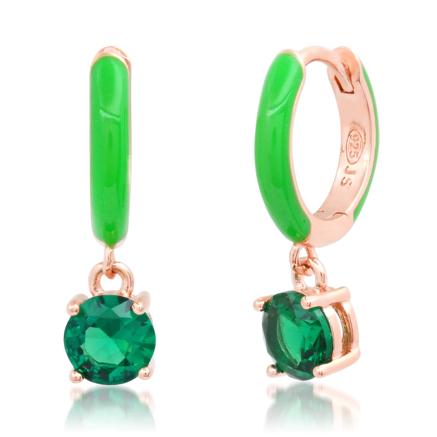 Emerald Huggie Enamel