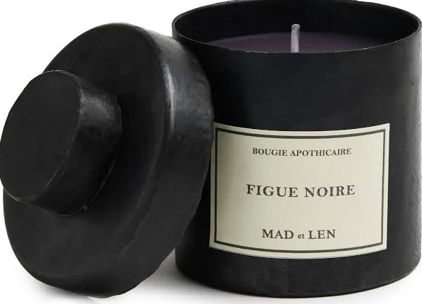 Figue Noire Bougie Apothicaire Petite Black Wax Candle