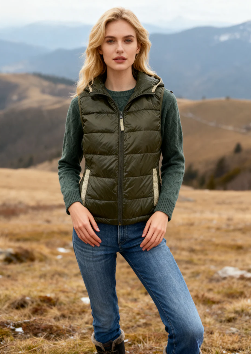 Fern/Gold Vespa Vest