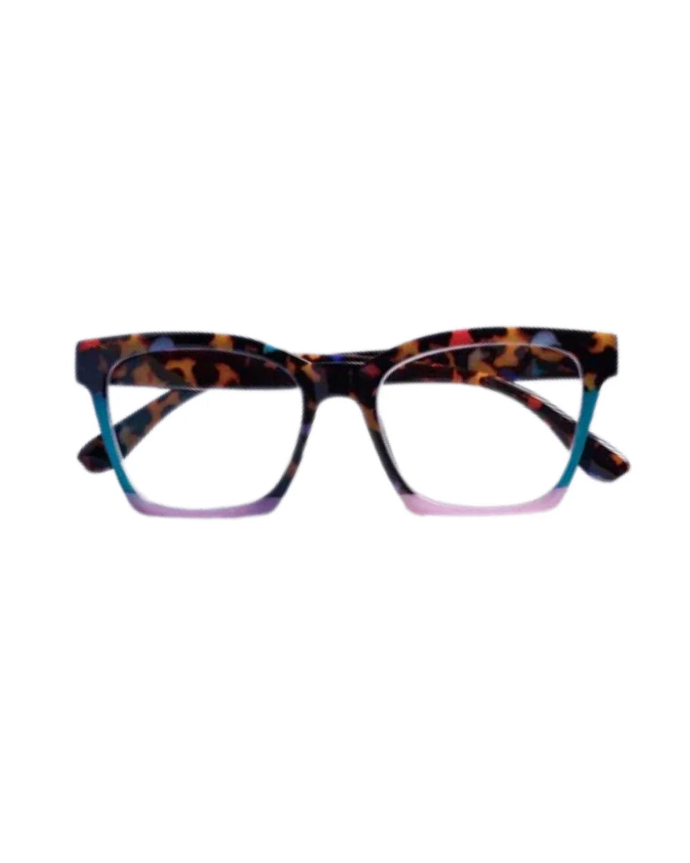 Peepfetti Tortoise Colorblock Readers