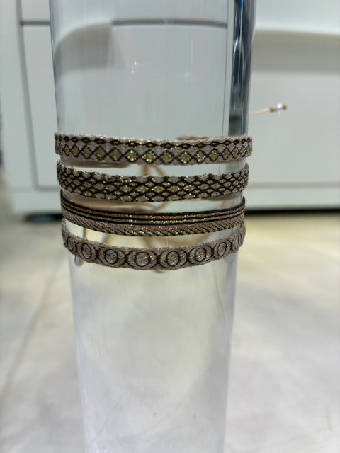 MT80 - Lurex Bracelet Set - Wide