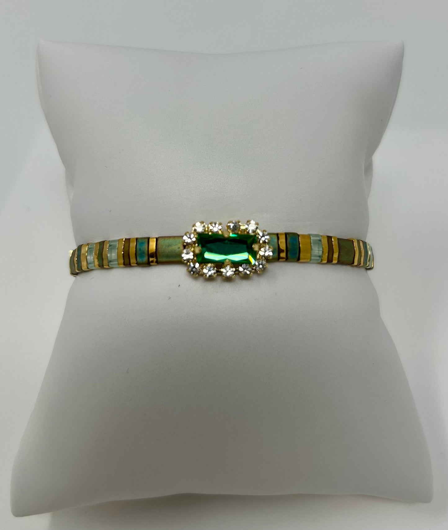 Military Green Mix Bracelet