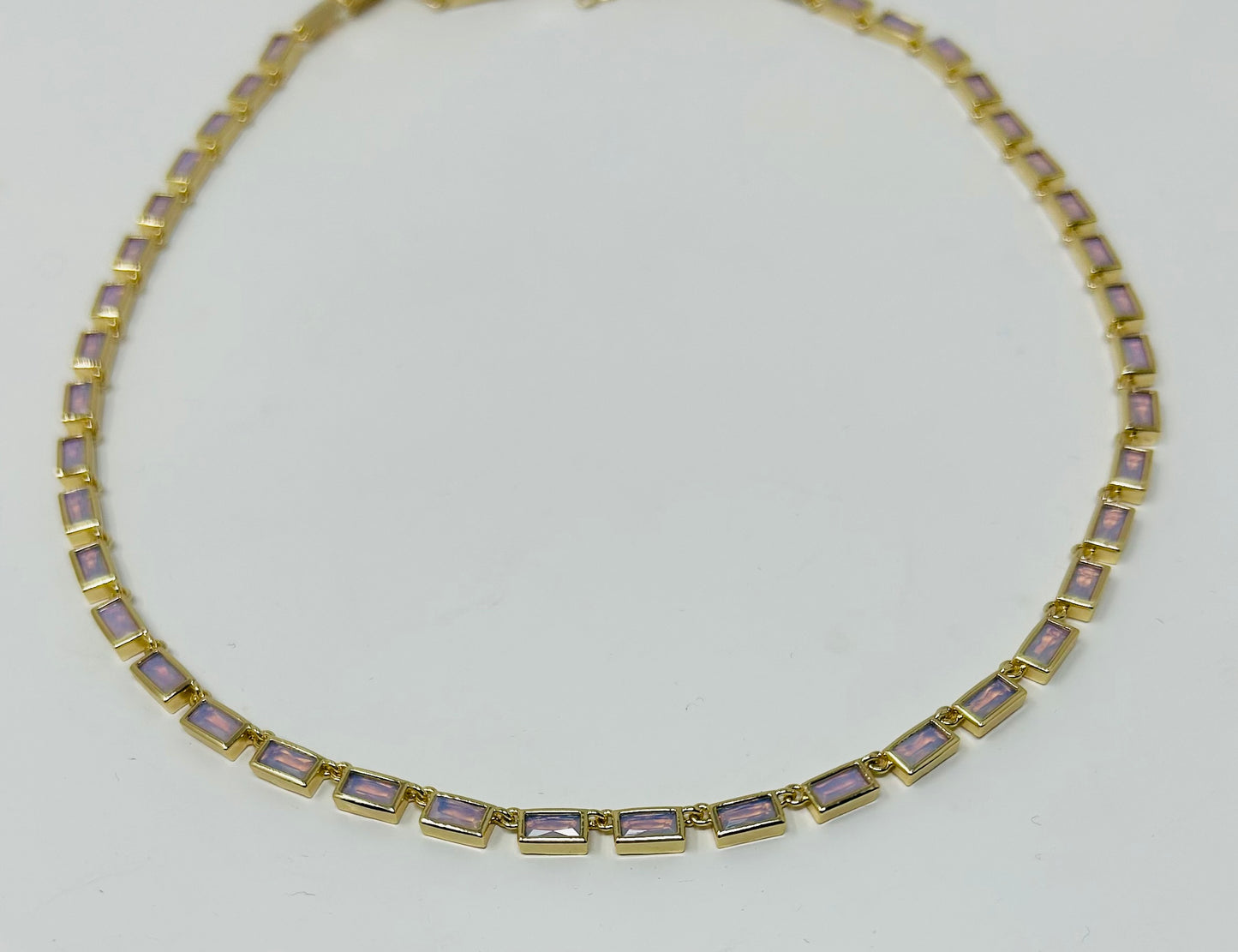 Selene Necklace Pink Opal