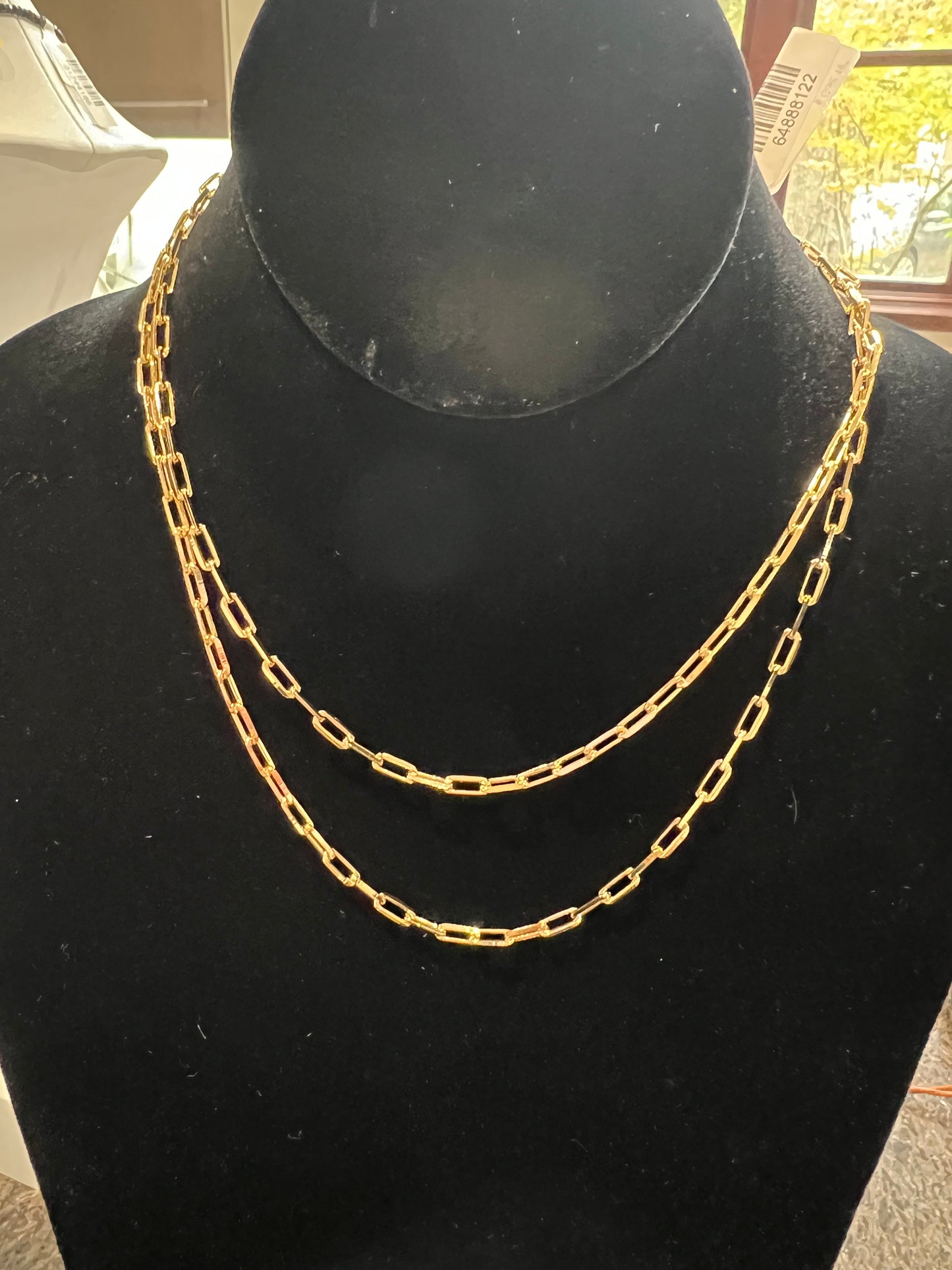 Paperclip Necklace 16"