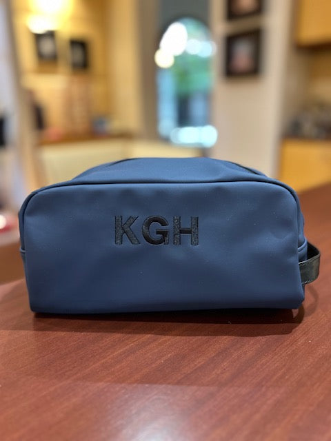 Hudson Toiletry Bag with Monogram - CALL TO SPECIAL ORDER