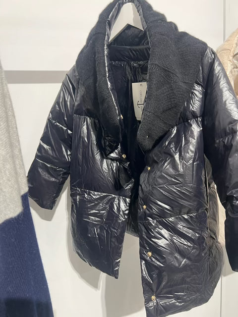 Vail Black Shine Puffer