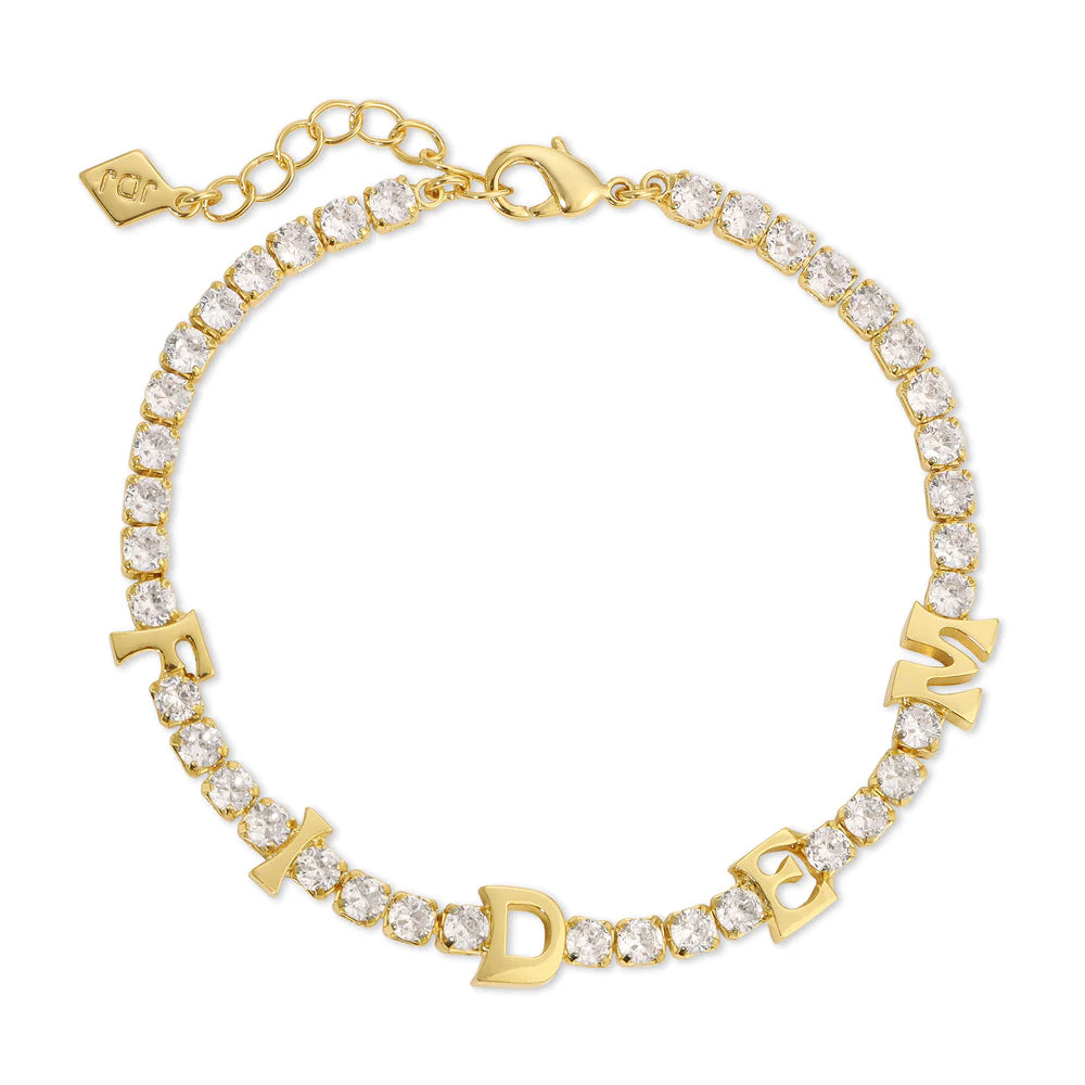 Fidem Tennis Bracelet White