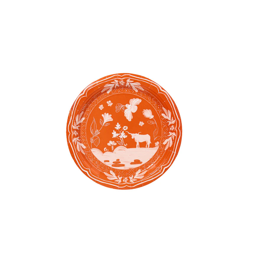 Christie's Austin Cow Dinner sized Collegite Paper Plates 8 Pack