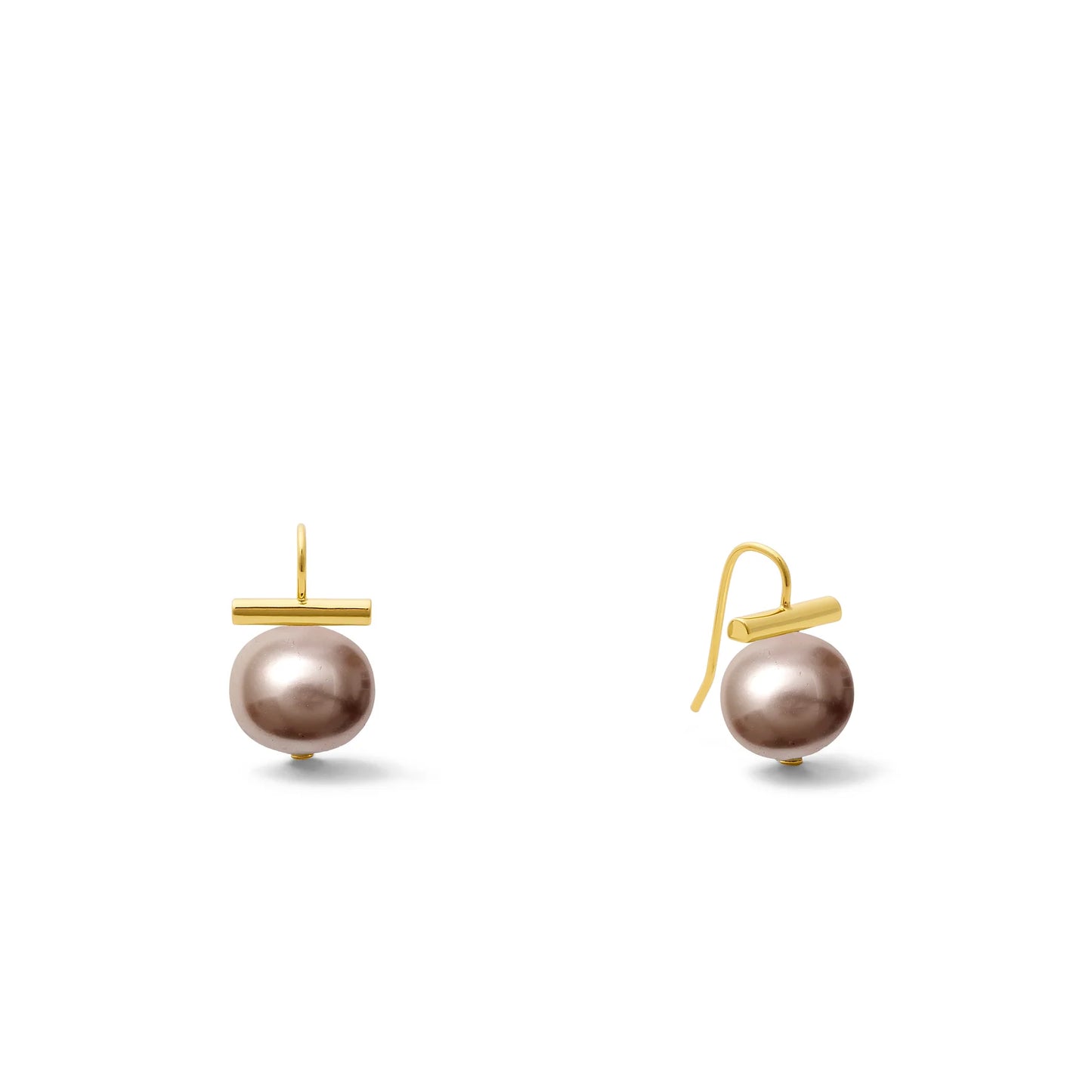 Baby Pebble Pearl Earrings