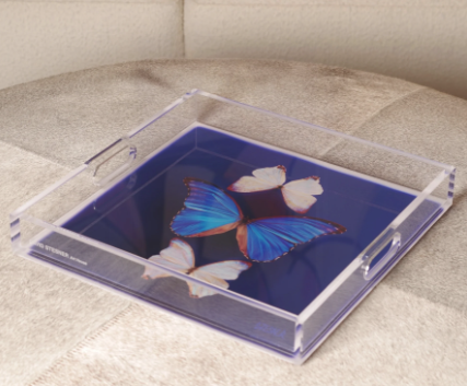 Large Square Acrylic Tray