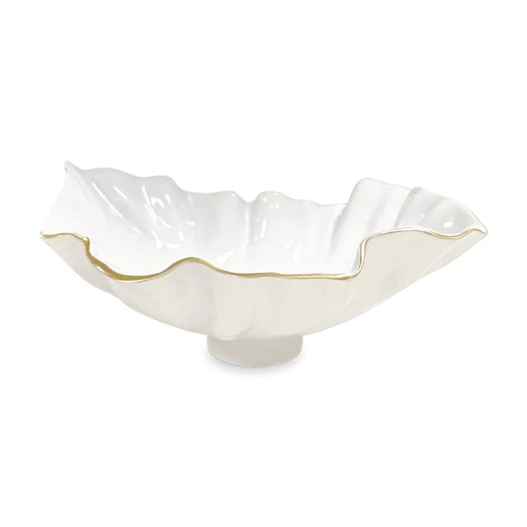 Cream/White Encanto Bloom Medium Bowl