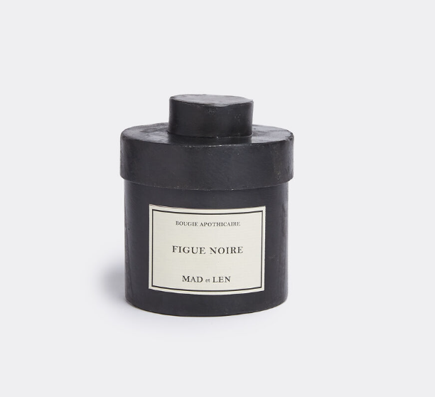 Figue Noire Bougie Apothicaire Petite Black Wax Candle