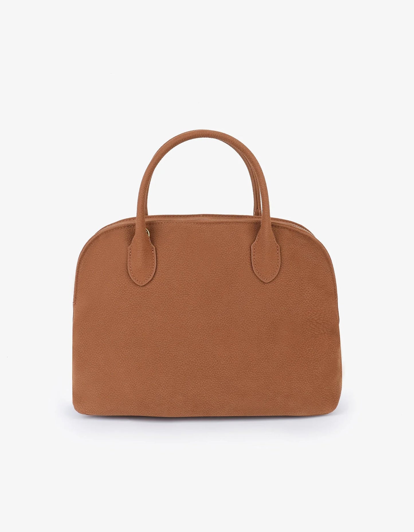 Georgette Satchel in Camel Suede