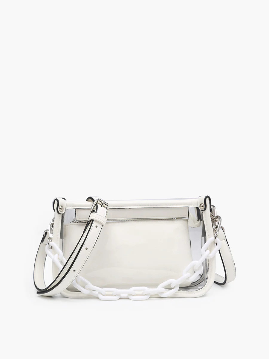 Jessica Clear Crossbody Stadium Bag