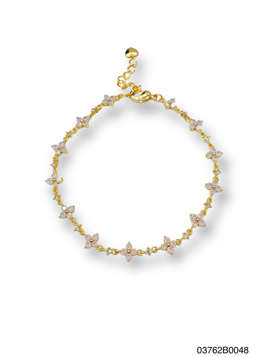 Audrey B, G, Rose Opal Bracelet