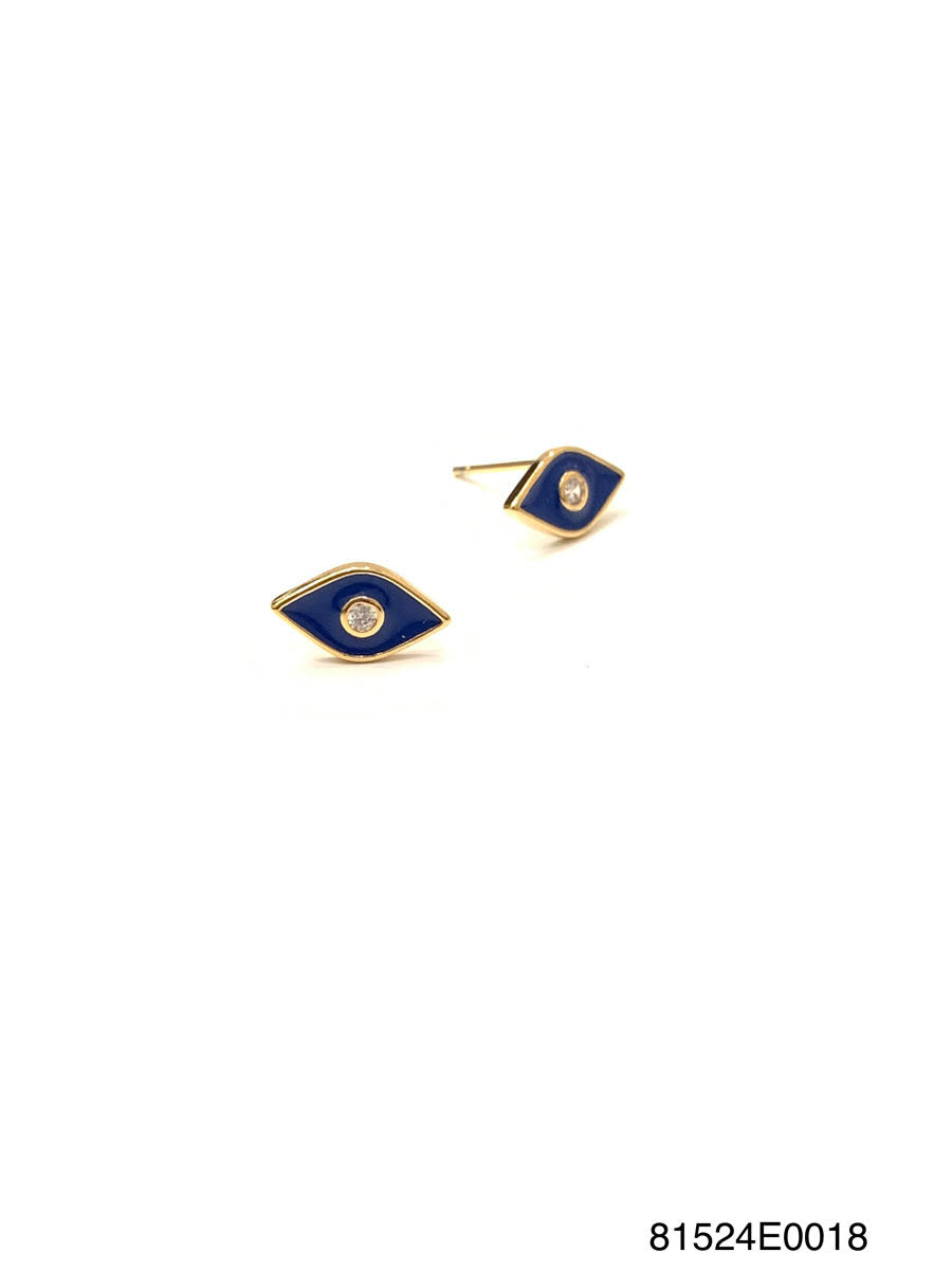 Lil Soteria stud E Gold & Navy