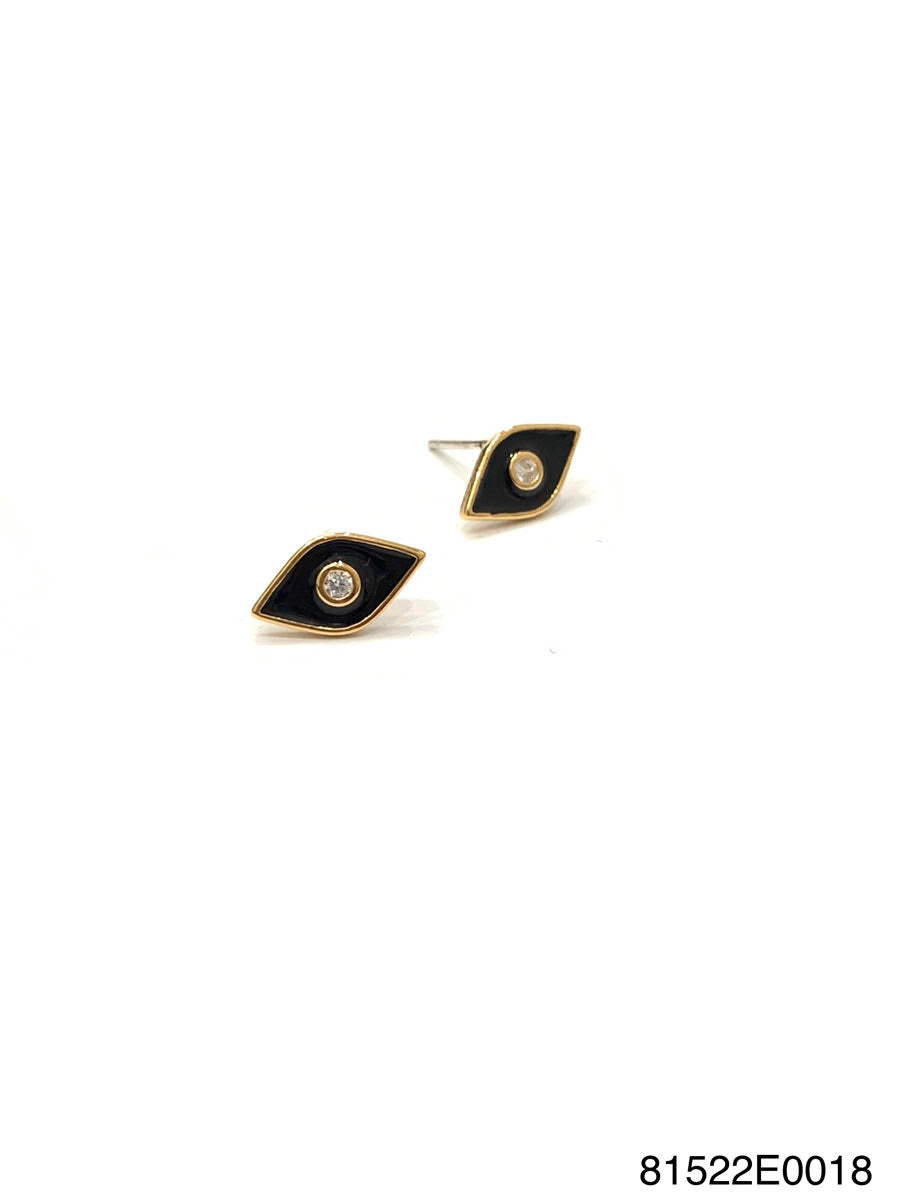 Lil Soteria Stud Gold & Black
