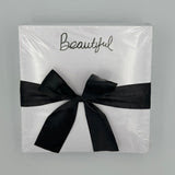 Beautiful with black ribbon Note Pad