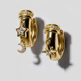 Gold Celestial Earrings
