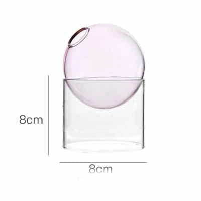 Creative Colorful Spherical Glass Vase