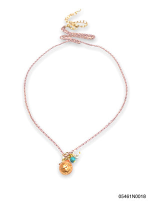 CHarlotte Necklace Pink