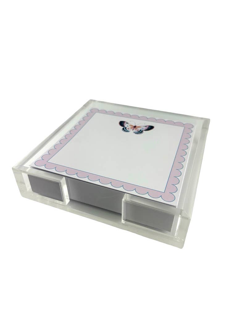 Notepad in Acrylic Holder