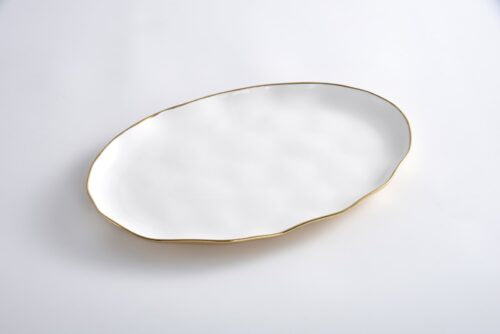 Gold Oval Platter