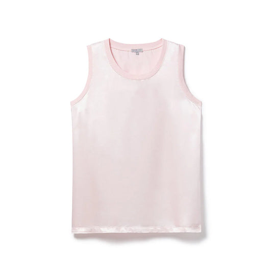 Alexa Satin Crew Tank