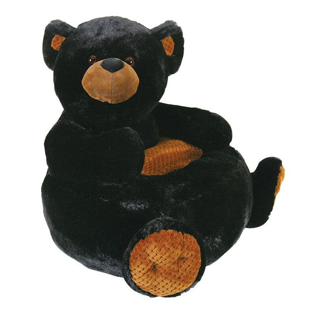 Black Bear Plush Chair