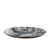 Oval Platter Resin Grey set of 2 small