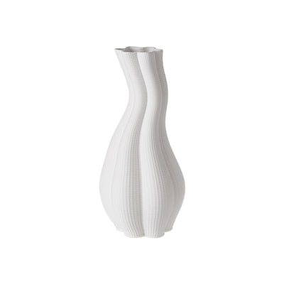 White Ceramic Vase 5.5"