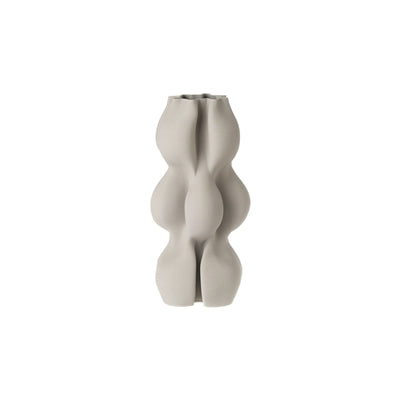 Light Grey Ceramic Vase 6.5"