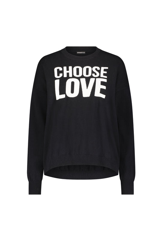 Cotton Cashmere Choose Love LS Crew