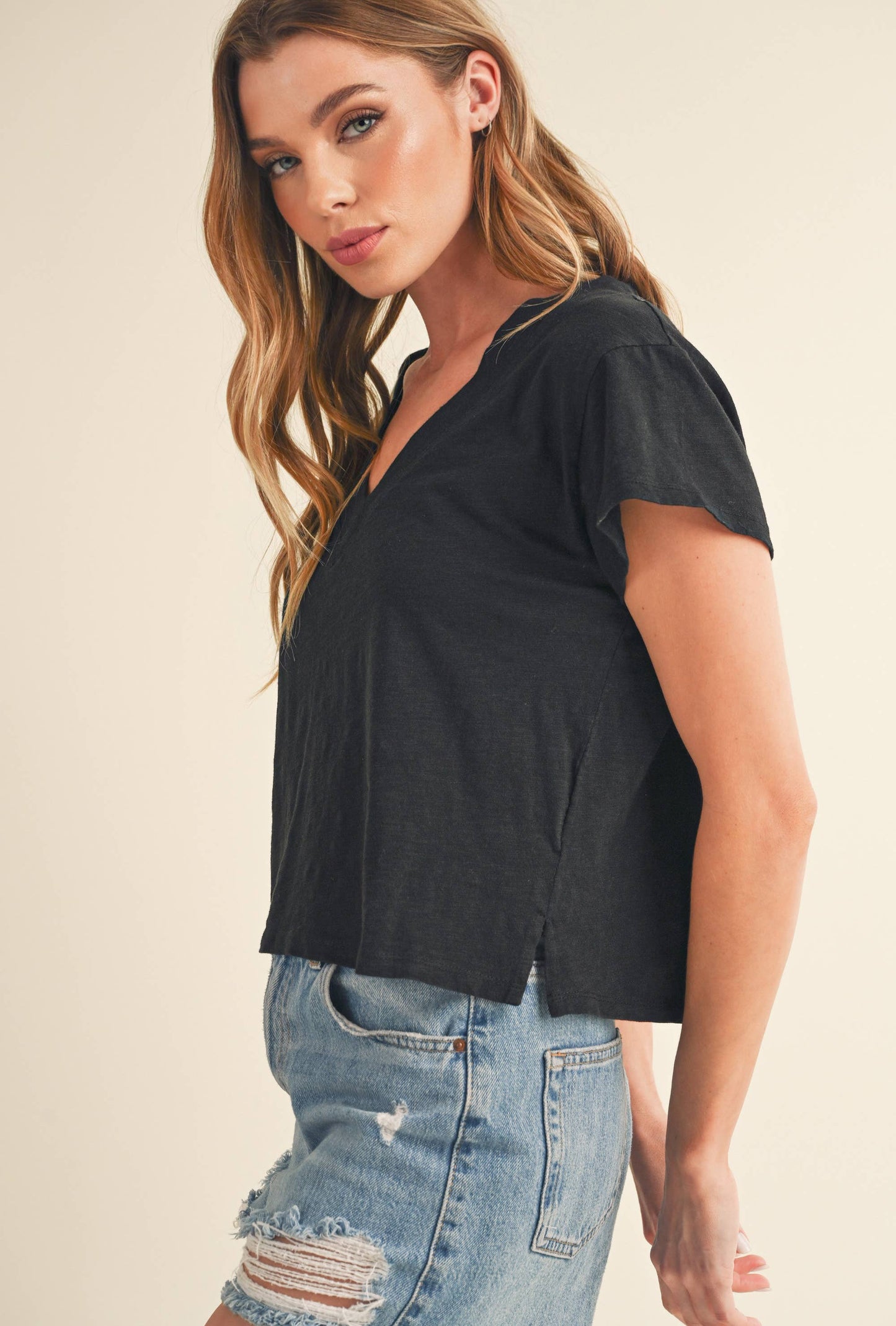 Til V-Neck Baby Top