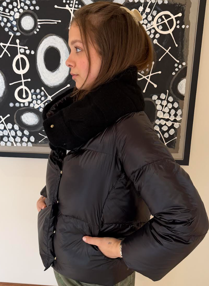 Vail Black Shine Puffer