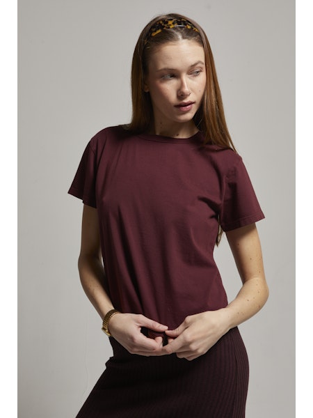 Marielle Classic T-Shirt Wine