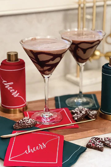 Gold, silver or Clear Cocktail Napkin Stand