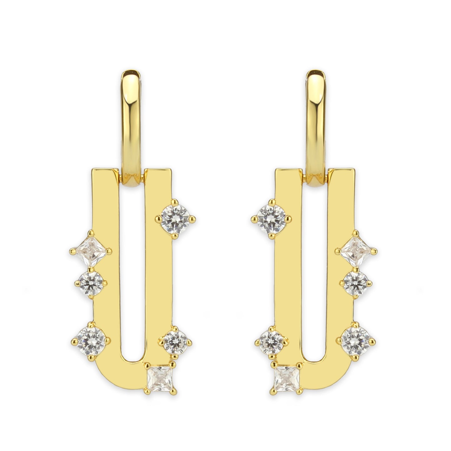 Watch Me Now Link Charm Earring