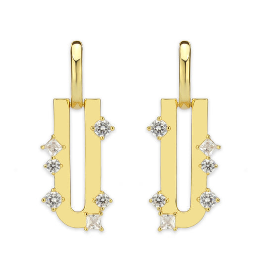 Watch Me Now Link Charm Earring