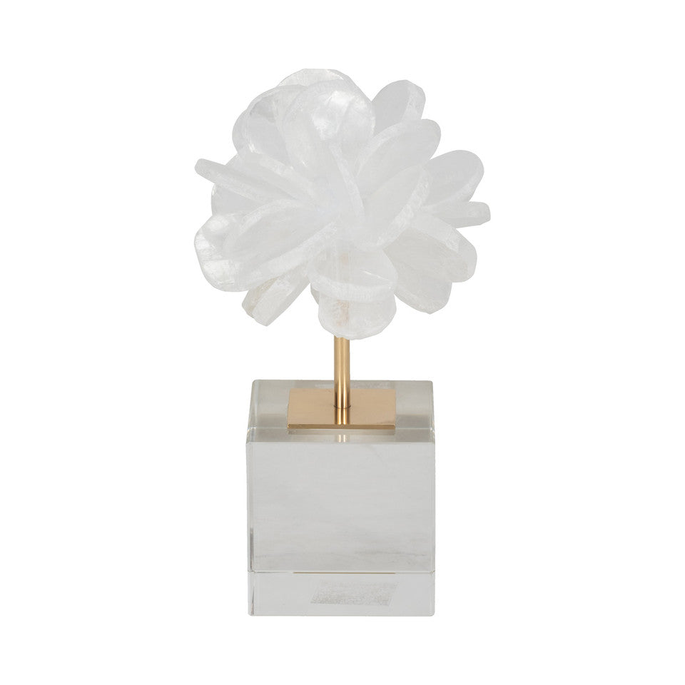 8" Liliana Small Crystal Flower Statuary