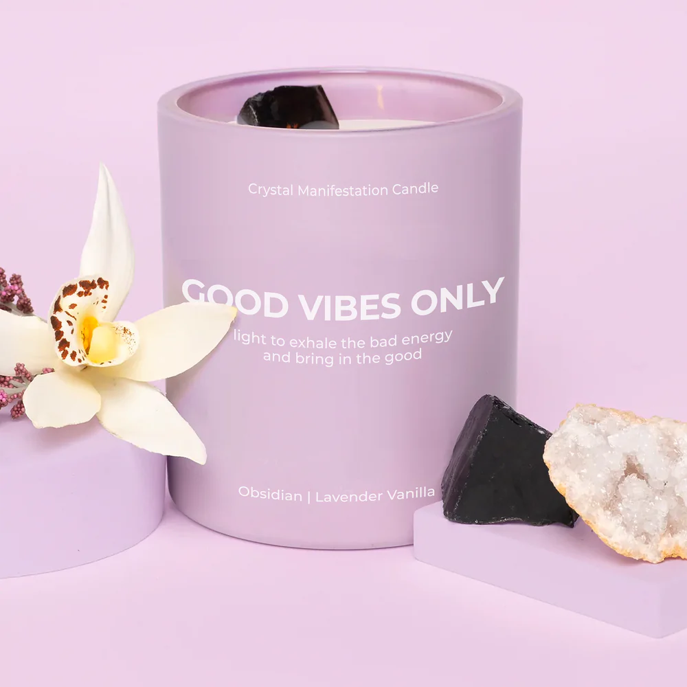 Good Vibes Only Candle - Lavender and Vanilla
