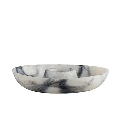 Grey Resin Chip & Dip