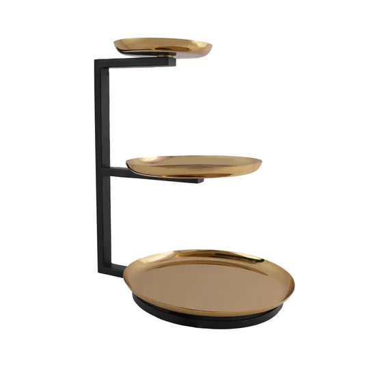 Guilded 3 Tier Cake Stand