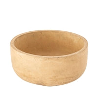 Salad Bowl Large Resin Beige